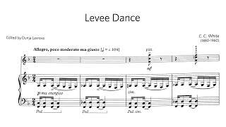 Score Levee Dance  Clarence Cameron White for violin and piano Op 27 No 2 [upl. by Paynter]