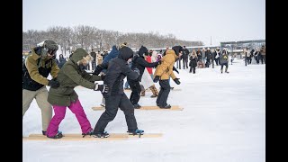 Okoboji Broadcast 862 Smooshing at Winter Games Exit Realty Midwest [upl. by Berner]