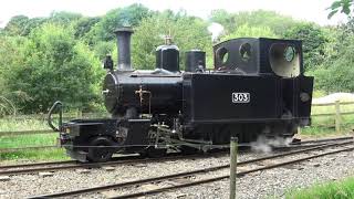 The Apedale Valley Light Railway World War One loco running weekend [upl. by Ecenahs]