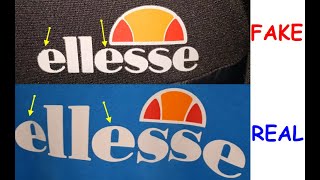 Ellesse hoodie real vs fake How to spot fake ellesse zip jacket [upl. by Georgina]