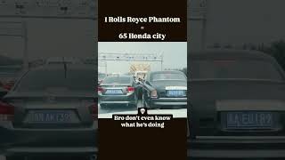 Rolls Royce Phantom VS Honda city rollsroyce hondacity shorts [upl. by Ymeraj]