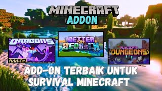 Addon Survival Seru Dan mantap Jiwa  Minecraft addon [upl. by Owen]