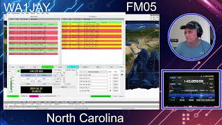 Doing some FT4 and CW on Satellite JO97 [upl. by Ahsyat654]