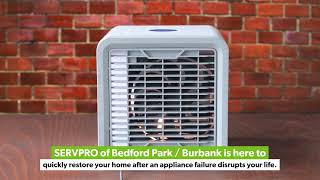 After an appliance failure trust SERVPRO of Bedford ParkBurbank to restore your property quickly [upl. by Nonek]