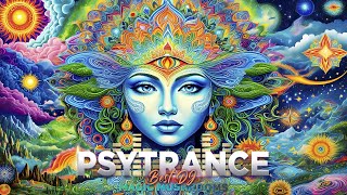 Psytrance Playlist 2024  Psychedelic Trance Best Songs  Hallucinations Mix AI Graphic Visuals🧡🍀😍 [upl. by Dleifxam236]