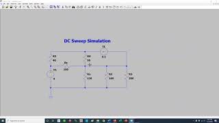 LT Spice DC Sweep Simulation [upl. by Palocz]