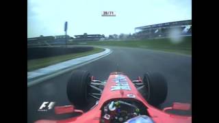 Barrichello Onboard Grand Prix Brazil F1 2004 [upl. by Inajna]