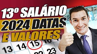 SAIU CALENDÁRIO de ANTECIPAÇÃO de PAGAMENTOS  13º SALÁRIO PAGAMENTO 2024 para APOSENTADOS INSS [upl. by Clapp]