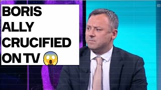 Boris Johnson Ally CRUCIFIED On TV [upl. by Allimaj805]