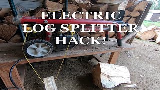 Electric Log Splitter Hack [upl. by Griffie]