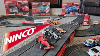 NINCO slot car racing action in the livingroom [upl. by Corrina983]