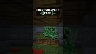 Minecraft Best Creeper Farm [upl. by Stacee]