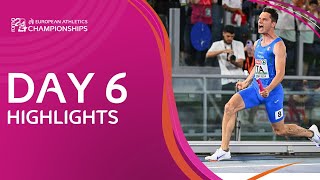 Day Six Highlights  European Athletics Championships  Roma 2024 [upl. by Yung536]