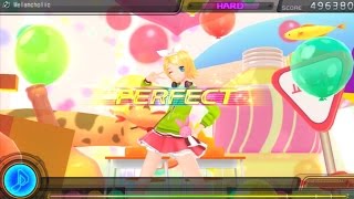 Hatsune Miku Project DIVA F  quotMelancholicquot HARD Perfect [upl. by Caasi]