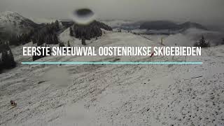 Eerste sneeuwval in skigebieden 31 oktober 2023 [upl. by Lee]