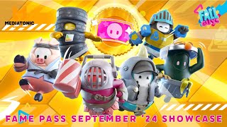 Fall Guys • Fame Pass September 24 Showcase • 70 tiers • Available until 7 Oktober • 🎮 [upl. by Eidissac]