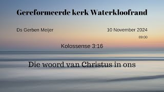 Die woord van Christus in ons  GK Waterkloofrand [upl. by Ahras]