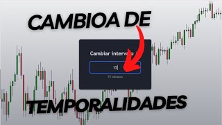 Como cambiar TEMPORALIDADES EN PANTALLA COMPLETA en tradingview [upl. by Narayan94]