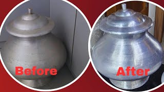 Chengphu Fengdringeida Videose Yengbihou  How to clean silverAluminum with Shiny  mhm [upl. by Ydasahc]