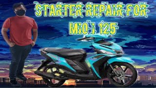 STARTER REPAIR FOR MIO I 125 [upl. by Gilly]