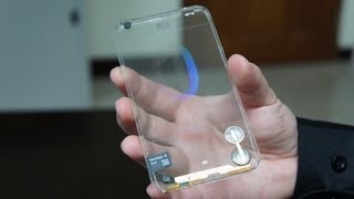 New transparent phone concept soon to be on the market [upl. by Harwell]