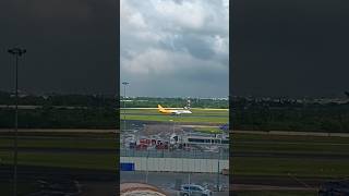 Blue dart B757 Freighter lands at Chennai Airport shorts [upl. by Artinad]