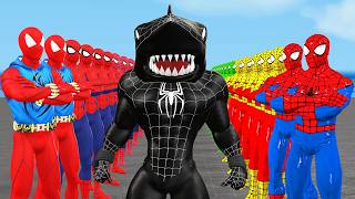 Siêu nhân nhện🔴Spider Man Birthday Attacked by Bad Guy Joker vs Dinosaur T rex vs Team spider man 2 [upl. by Idnir]