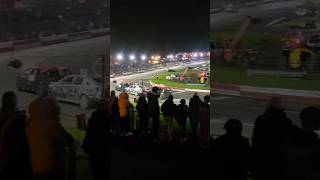 Bonfire night Demolition Derby 🎆 demolitionderby crash bangerracingcrashes [upl. by Yboc]