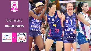 Milano  Scandicci  Highlights  3 Giornata Campionato 2324  Lega Volley Femminile [upl. by Livvy]