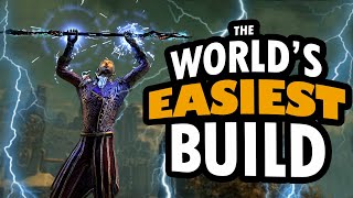 Lazy Sorc  The EASIEST ESO ONE Bar Sorcerer Build for ALL PVE content [upl. by Yenmor]