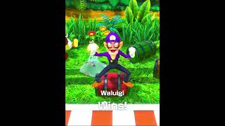 Waluigi Winning Animation Barreling Along  Super Mario Party [upl. by Ylla843]