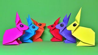 PAASHAAS VOUWEN  origami rabbit [upl. by Ennayrb]