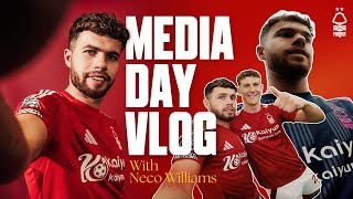 Neco Williams Vlog 📹  Behind The Scenes On Premier League Media Day 🎬 [upl. by Akinimod]