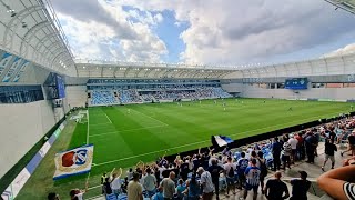 MTK  DVTK 🇭🇺 Légkör 020923 Hidegkuti Nándor Stadion Budapest Diósgyőr Magyar Ultras Labdarúgás [upl. by Allesor]