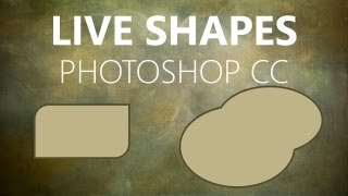 Live Shapes in Photoshop CC [upl. by Erb]