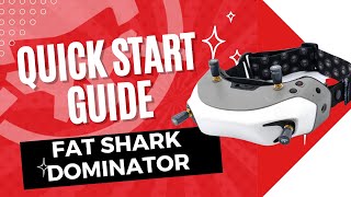 Fat Shark Dominator Quick Start Guide [upl. by Domini72]