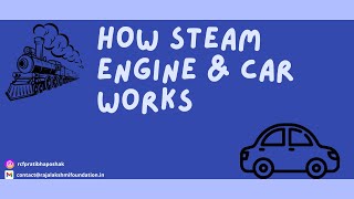 How Steam Engine amp Car Works [upl. by Adiaz]