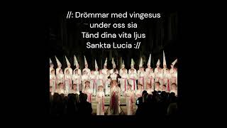 Sankta Lucia ljusklara hägring [upl. by Jonati222]