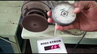 Tachometer calibration using stroboscope [upl. by Pauletta]