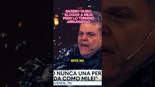 CASERO HUNDIÓ A MILEI SIN QUERER casero alfredocasero milei mileipresidente macroeconomia [upl. by Neitsirk]