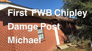 First FWB Chipley FL Damage Post Michael [upl. by Truk]