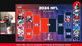 Luis Alonso analiza con Jorge Meléndez los juegos de comodines de la NFL [upl. by Sothena677]