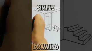 Draw perspective simple pencil [upl. by Adriel]