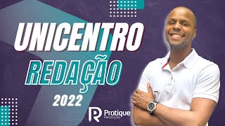 Redação Dissertação e Narração  UNICENTRO 2021 2022  Vestibular e PAC 12 3 [upl. by Amandie811]