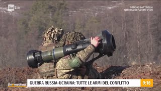 Guerra Russia Ucraina tutte le armi del conflitto  Unomattina  28032022 [upl. by Nhguav]