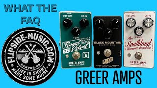 What the FAQ Live Demo  Greer Pedals Black Mountain Southland and Royal Velvet [upl. by Corkhill354]