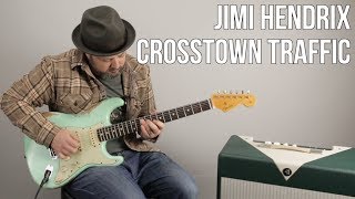 Jimi Hendrix Crosstown Traffic Guitar Lesson  Tutorial [upl. by Idnym]