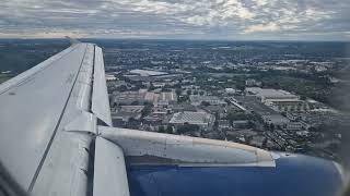 Nouvelair landing Dusseldorf [upl. by Varrian]