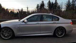 BMW 550i F10 drive by exhaust soundabgasanlageauspuffwydech [upl. by Jenica]