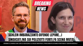 IL MUTISMO ASSURDO DELLA SCHLEIN QUANDO DEVE TUTELARE LE FORZE DELLORDINE E CONDANNARE LE VIOLENZE [upl. by Annawit953]